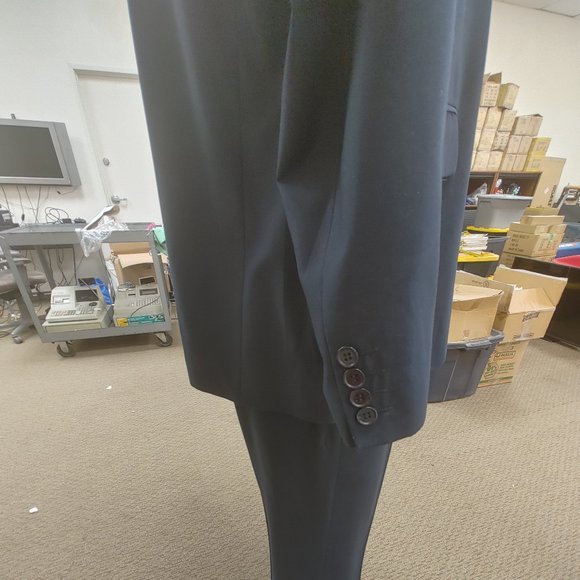 DARK BLUE 2 PC SUIT BY ABITOVERO SIZE 40R - Picture 3 of 12